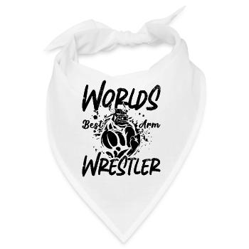 World's Best Arm Wrestling Wrestler Sport Wrestler - Bandana - Weiß - Vorne