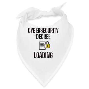Cybersecurity - IT-Sicherheit Informatiker - Bandana - Weiß - Vorne