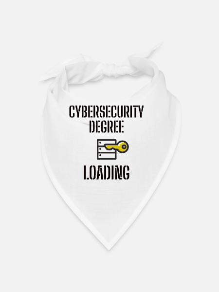 Cybersecurity - IT Security Computer Scientists - Bandana - white