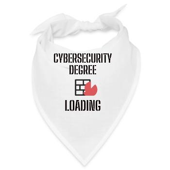 Cybersecurity - IT-Sicherheit Informatiker - Bandana - Weiß - Vorne