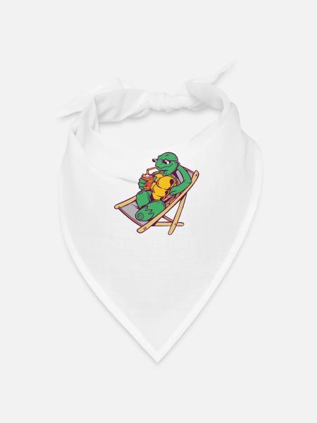 Changement climatique Espèces Conservation Tortue Mer - Bandana - blanc