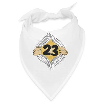 23 HEMD AUFZIEHEN - Bandana - Weiß - Vorne