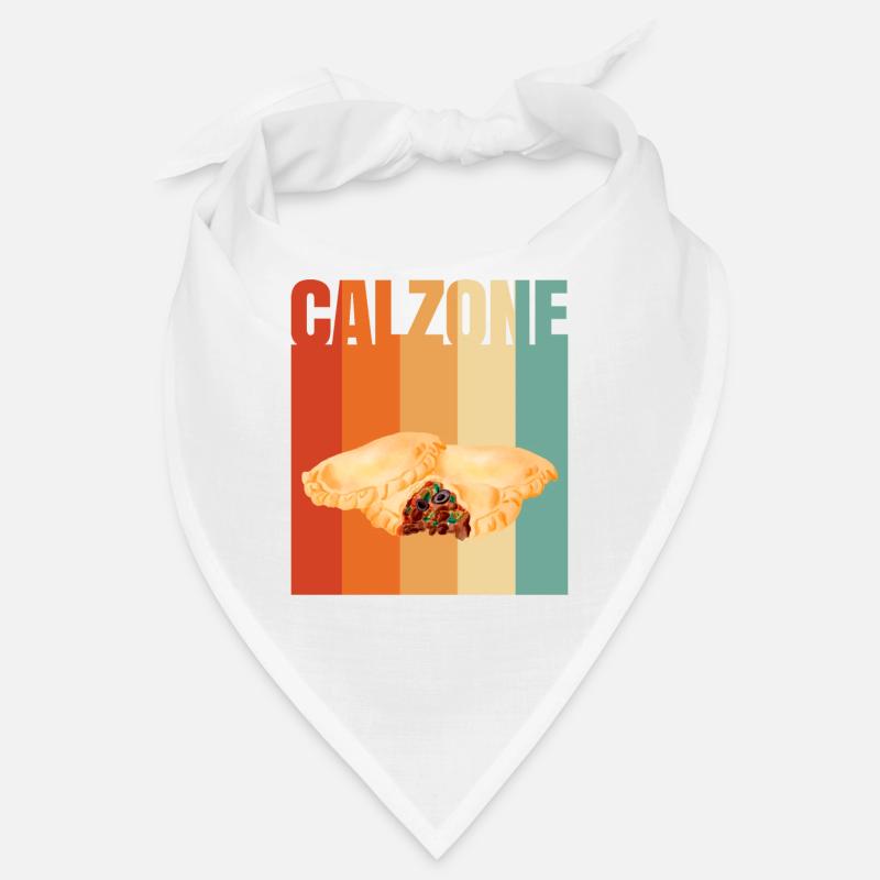 Calzone Pizza Geschenk Bandana