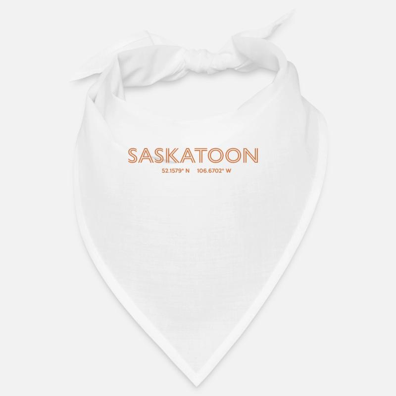 Coordonnées de la ville du Canada - Saskatoon Bandana