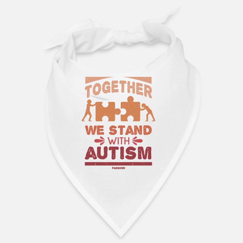 L’autisme ensemble pièce du puzzle Bandana