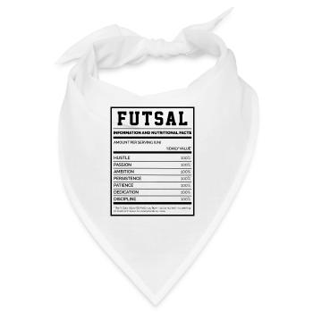 Futsal Information And Nutritional Facts Football - Bandana - Weiß - Vorne