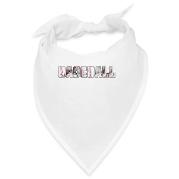 baseball - Bandana - Weiß - Vorne
