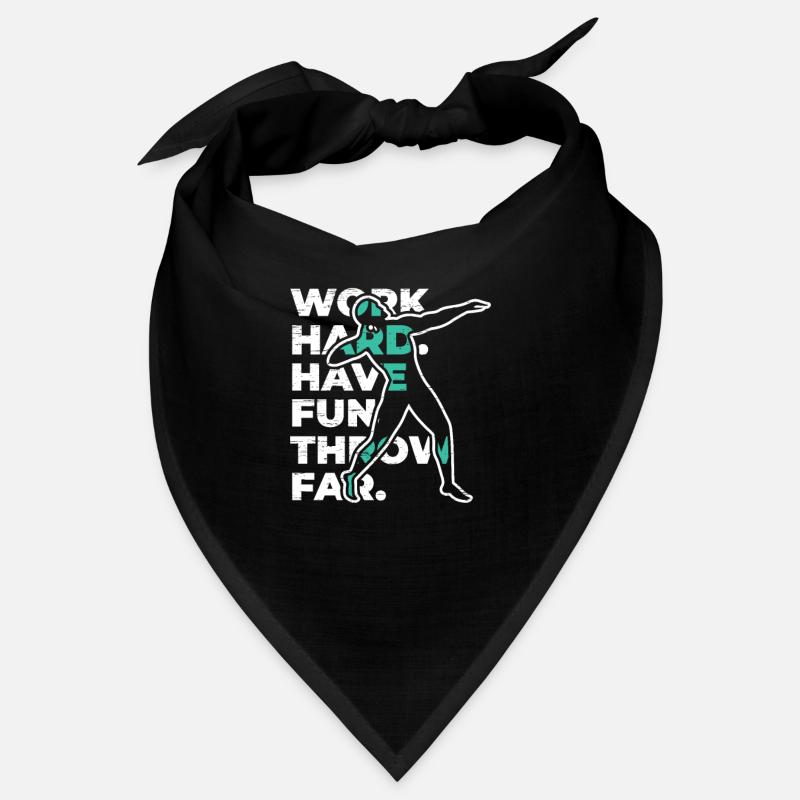Arbeite Hart, Habe Spaß Und Werfe Einen Weit Bandana