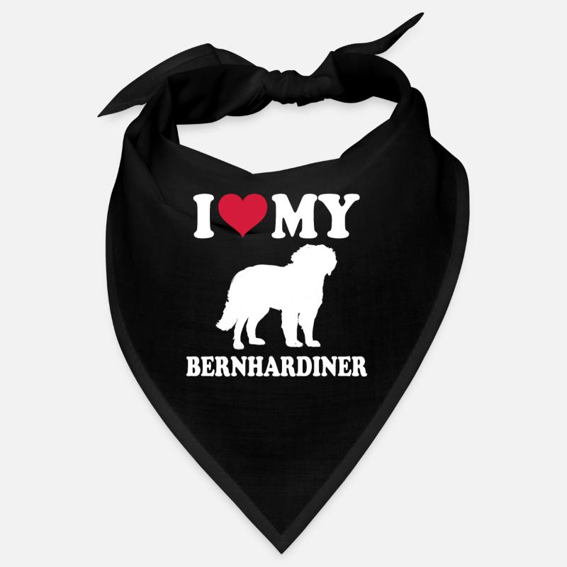 Chiens cadeaux Saint-Bernard Bandana