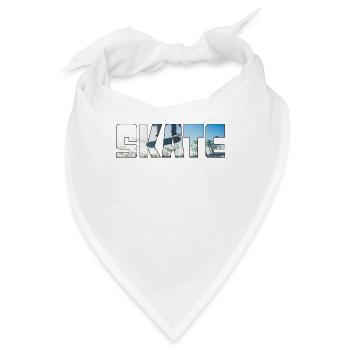 Skateboarding - Bandana - Weiß - Vorne