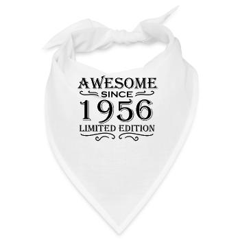 1956 - Jahrgang 1956 - Bandana - Weiß - Vorne