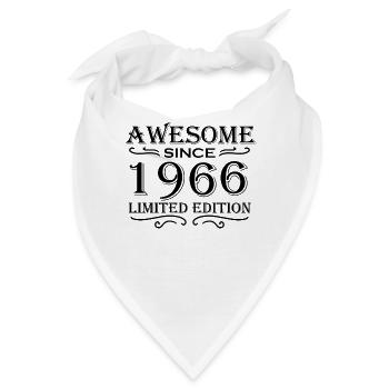 1966 - Jahrgang 1966 - Bandana - Weiß - Vorne