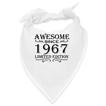 1967 - Jahrgang 1967 - Bandana - Weiß - Vorne