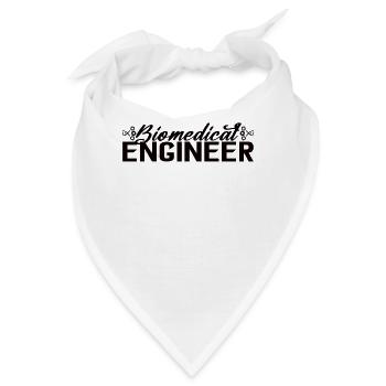Stolzer Biomedizintechniker Biologie Forschung Bio - Bandana - Weiß - Vorne