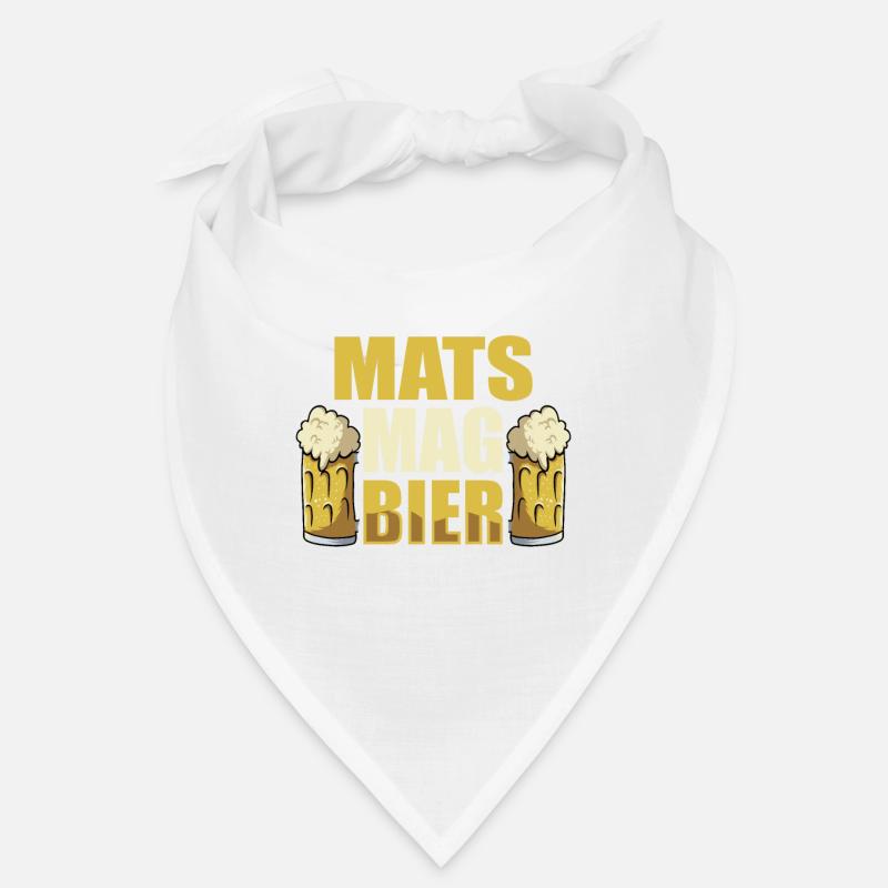 Mats mag Bier Name Geburtstag Bandana