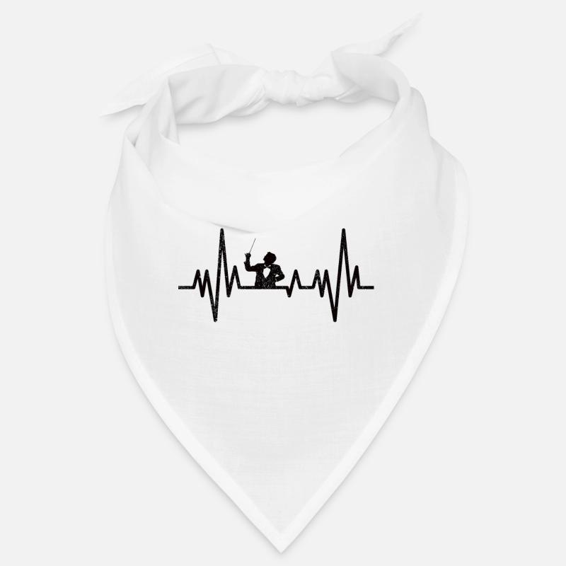 Dirigenten Geschenk Dirigent Musik Dirigieren - Bandana - Weiß