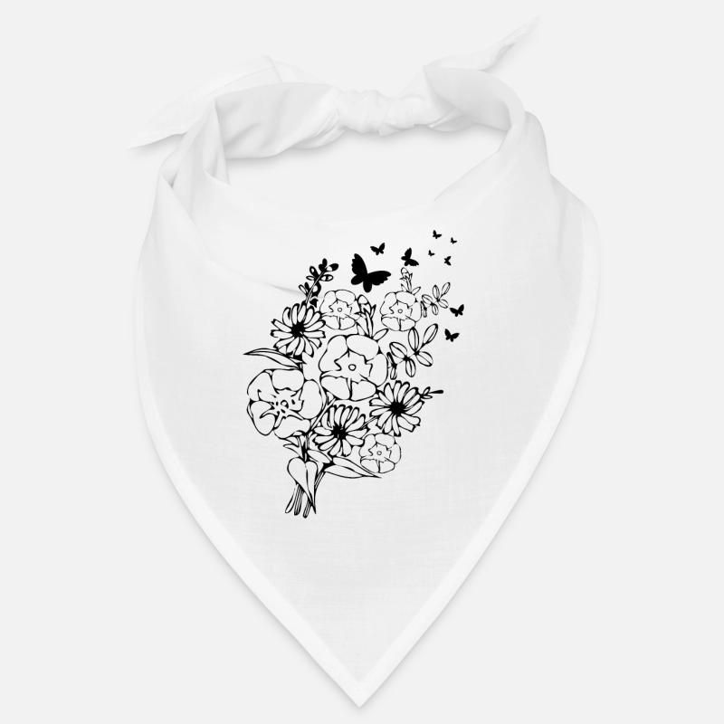 Fleurs roses Roses fleurs tropicales Bandana