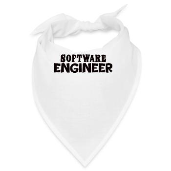 Softwareentwickler Programmierer Geschenk - Bandana - Weiß - Vorne