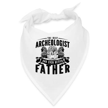 The Best Archeologist Archaeology Dig Archeologist - Bandana - Weiß - Vorne
