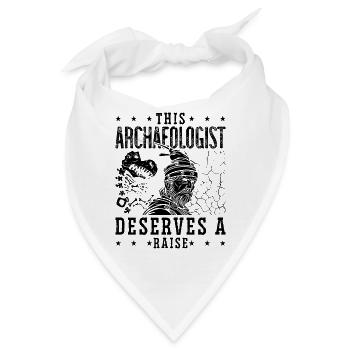 This Archaeologist Archaeology Dig Archaeologist - Bandana - Weiß - Vorne