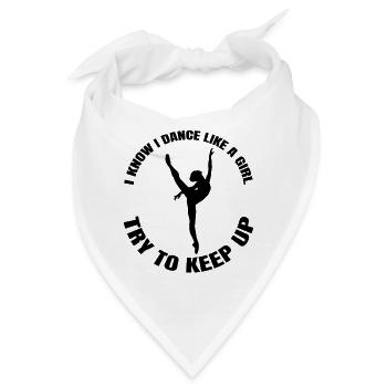 Ballett Tänzerin Tanzkurs Geschenk Tanz Ballerina - Bandana - Weiß - Vorne