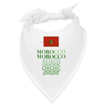 Marokko - Bandana - Weiß - Vorne