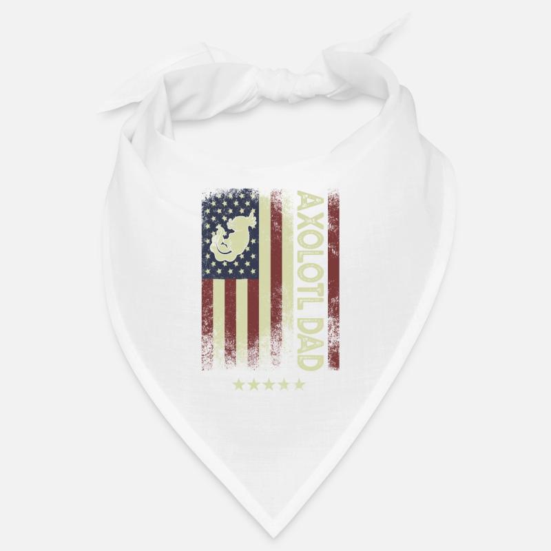 American Flag - Axolotl Dad Bandana