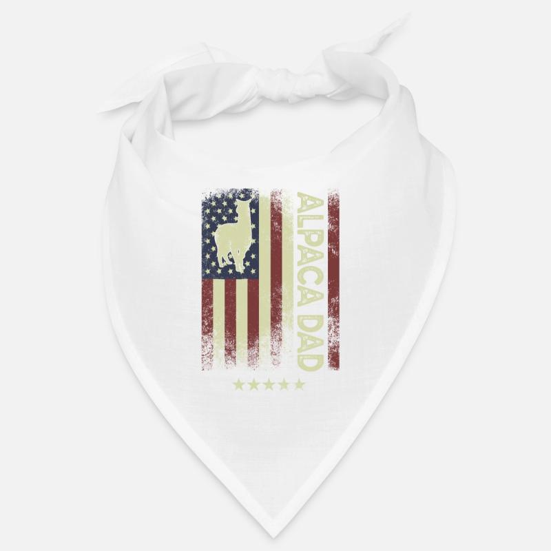 Drapeau américain - Alpaga Dad Bandana