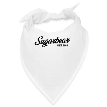 Lustiger Zuckerbär seit 2004 - Bandana - Weiß - Vorne