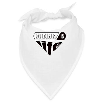 Softwareentwickler Programmierer Geschenk - Bandana - Weiß - Vorne