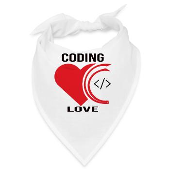 Softwareentwickler Programmierer Geschenk - Bandana - Weiß - Vorne