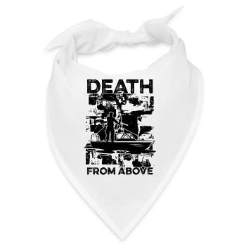 Dead From Above Bowfishing Retro Fishing Bowfisher - Bandana - Weiß - Vorne