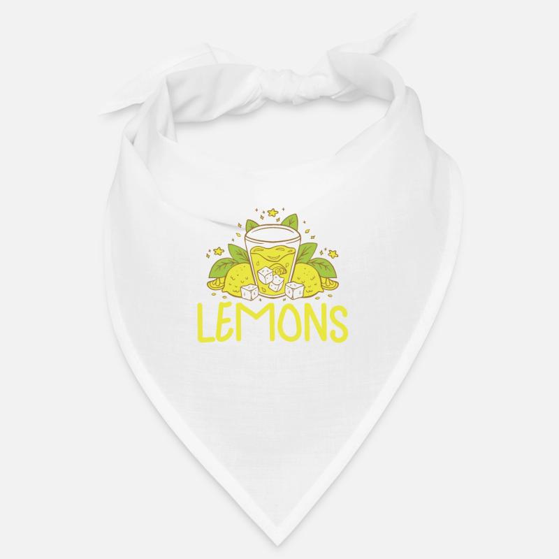 Lemonade Rack Jus de citron fait maison - Bandana - blanc