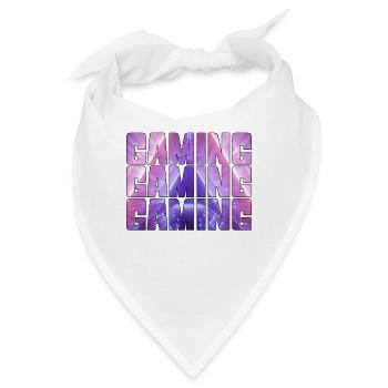 gaming - Bandana - Weiß - Vorne
