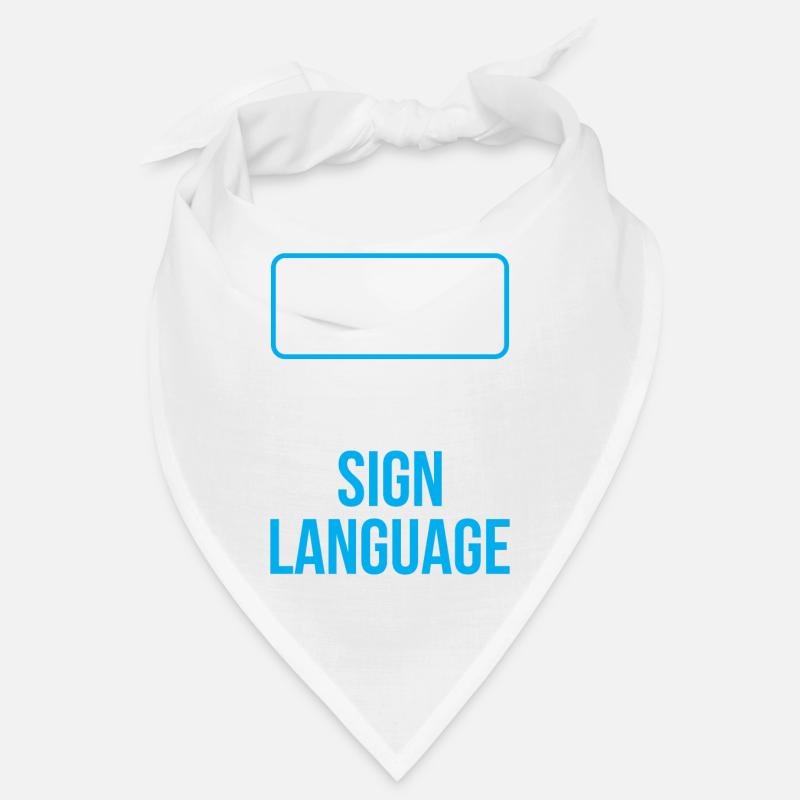 Gebärdensprache Lernen Gestik Gebärden Awareness Bandana