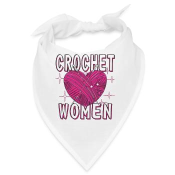 CROCHET WOMAN - Bandana - Weiß - Vorne