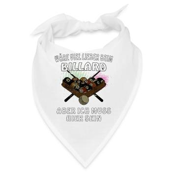 BILLARD - Bandana - Weiß - Vorne
