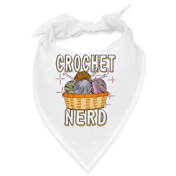 CROCHET NERD - Bandana - Weiß - Vorne