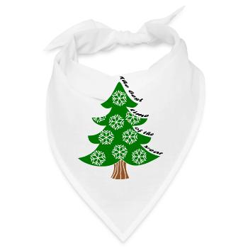 The best time of the year - Bandana - Weiß - Vorne