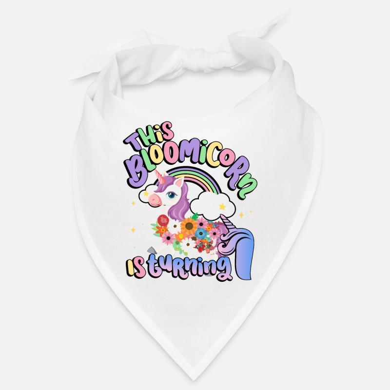 Bloomicorn Is Turning 1 Einhorn 1. Geburtstag Bandana