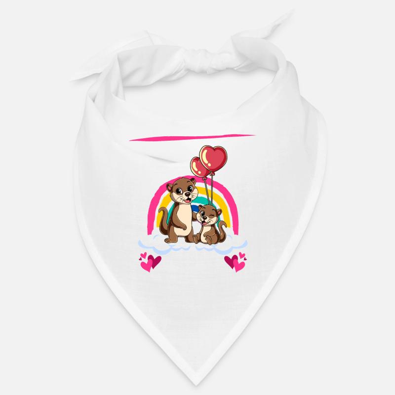 Ich werde Große Schwester Otter - Bandana - Weiß