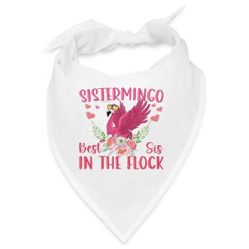 Best Sis In The Flock Sistermingo - Bandana - Weiß - Vorne