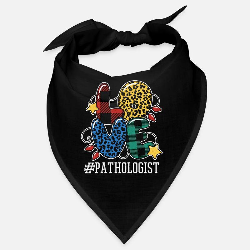 Pathologiste Vacances d’hiver Amour Noël Bandana