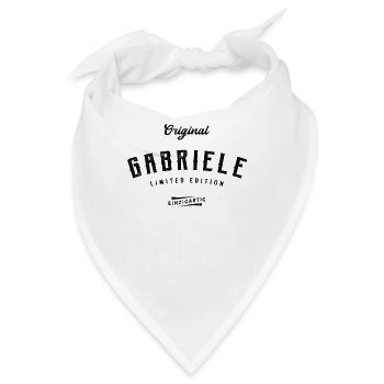 Gabriele Limited Edition - Bandana - Weiß - Vorne