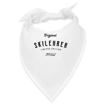 Skilehrer Limited Edition Ski Lehrer - Bandana - Weiß - Vorne