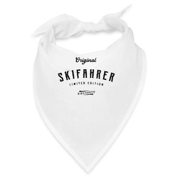 Skifahrer Limited Edition Ski Fahrer - Bandana - Weiß - Vorne