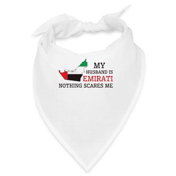 Nichts macht mir Angst Emirati Ehemann Vereinigte - Bandana - Weiß - Vorne