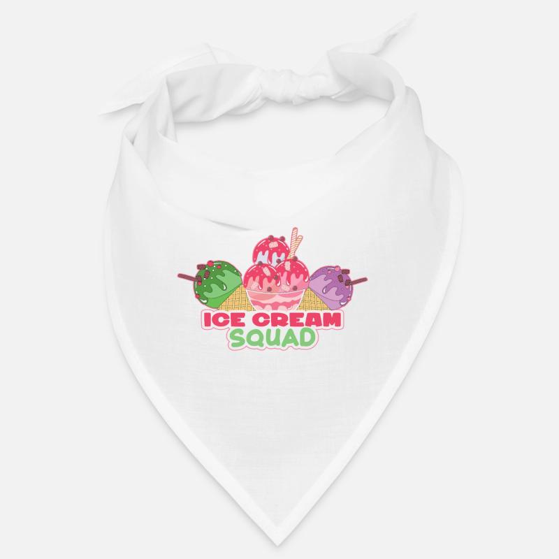Eiscreme logo Sommer Softeis Geschenkidee Bandana