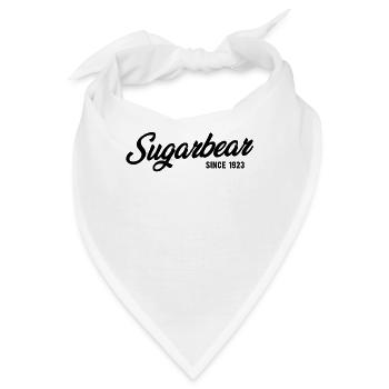Lustiger Zuckerbär seit 1923 - Bandana - Weiß - Vorne