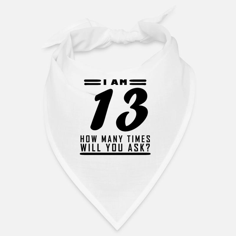 Ich bin 13 – 13. Geburtstag Geschenk Bandana